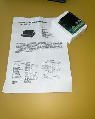 🔌 DC MOTOR CONTROLLER EM-176 – 12/24V Max95pz