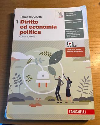 Diritto ed economia politica Vol. 1 - P. Ronchetti