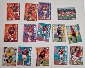 Panini Card Calcio 96 e Calcio 97 del Milan