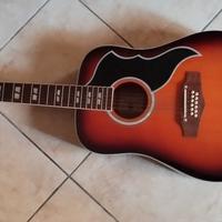 chitarra acustica 12 Eko Ranger Honey Burst VR eq