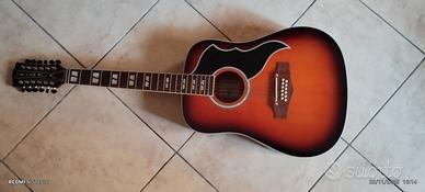 chitarra acustica 12 Eko Ranger Honey Burst VR eq