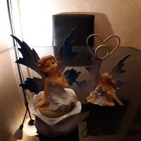 Portagioie e portafoto fatine di ceramica