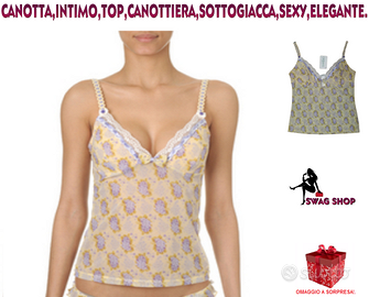 Canottiera top intimo elegante sottogiacca