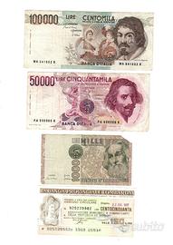 (LOTTO 6°)BANCONOTE ITALIANE"PREEURO IN LIRE