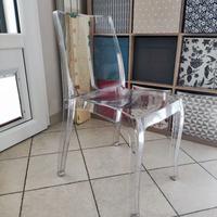 Set 4 sedie trasparenti