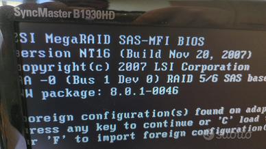Fujitsu ICT-1607 RAID - SAS + 4 hdd 1Tb