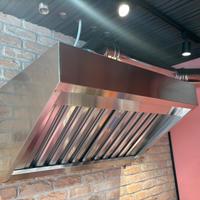 CAPPA A PARETE SNACK IN ACCIAIO INOX