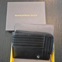 Portacarte uomo Mandarina Duck nero e grigio