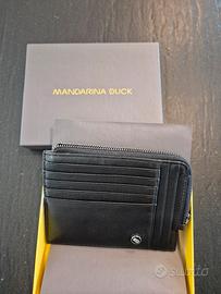Portacarte uomo Mandarina Duck nero e grigio