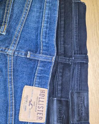 3 jeans Hollister e Tommy Hilfiger
