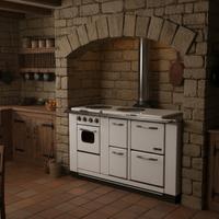 Cucina Combinata Legna e Gas La Fagagnese