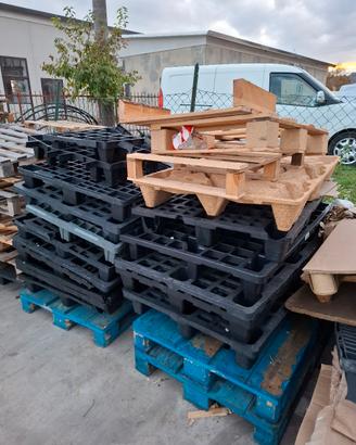 pallet legno e plastica