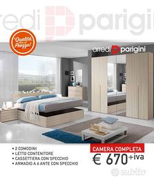 Camera da letto moderna *-* Colori a scelta- PROMO