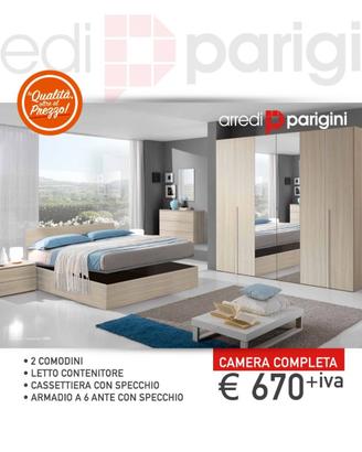 Camera da letto moderna *-* Colori a scelta- PROMO
