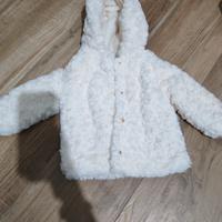 cappotto pelliccia bimba 12/18 mesi ovs