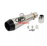 scarico-universale-moto-acciaio-nero-350-mm