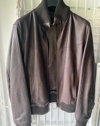 Bomber uomo in pelle