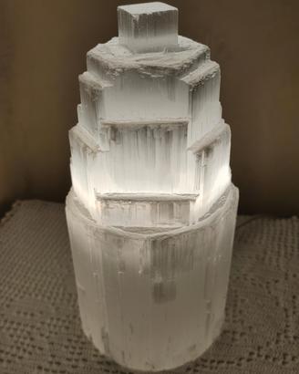 Lampada in Selenite