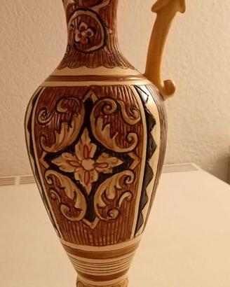 Anfora Versatoio in maiolica firmato Deruta