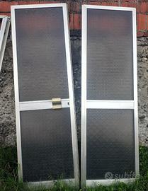 Portoncino usato in alluminio con telaio