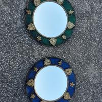 Coppia di specchi convessi degli anni '50