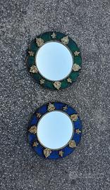 Coppia di specchi convessi degli anni '50