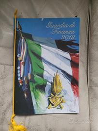 Calendario storico Guardia di Finanza anno 2012