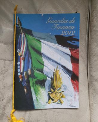 Calendario storico Guardia di Finanza anno 2012