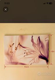 Quadro moderno fiore orizzontale/verticale