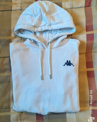 kappa felpa uomo bianca taglia M