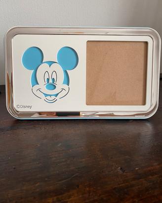 Cornice portafoto argentata Disney Topolino