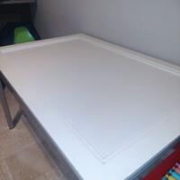 Tavolo legno con gambe in metallo