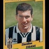 Figurina Zidane album calciatori panini 1996/97