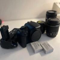 Canon EOS 700D Reflex + 18-55mm + 55-250mm + 50mm