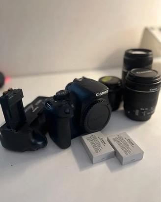 Canon EOS 700D Reflex + 18-55mm + 55-250mm + 50mm
