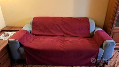 Copridivano rosso impermeabile