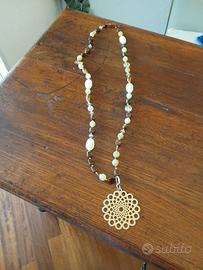 collana lunga pietre dure
