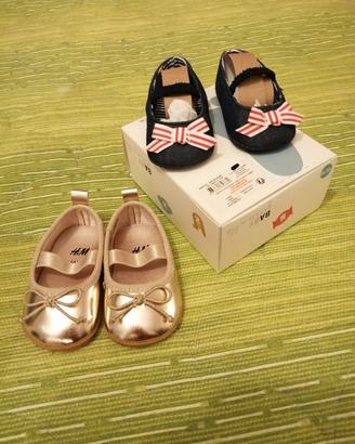 Set scarpe eleganti neonata