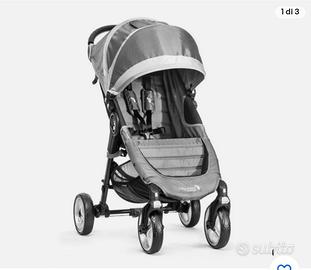 Passeggino city jogger grigio chiaro