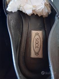 sandalo donna pelle e camoscio todd's n 37,5 