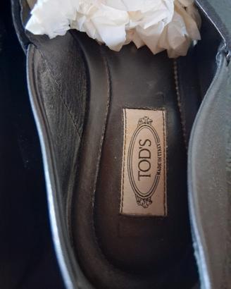 sandalo donna pelle e camoscio todd's n 37,5 
