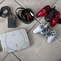 Playstation one con joystick