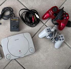 Playstation one con joystick
