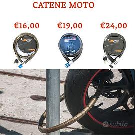 CATENA MOTO SCOOTER ANTITAGLIO 120MM 150MM GUAINA