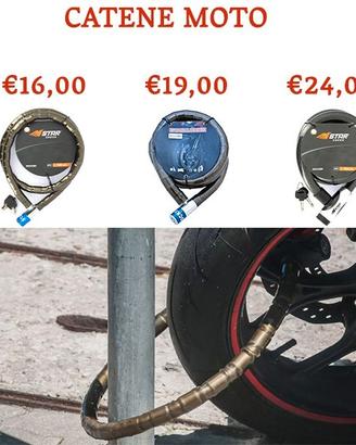 ANTIFURTO CATENA MOTO SCOOTER ANTITAGLIO 120MM 150