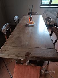 tavolo in arte povera