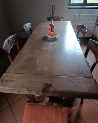 tavolo in arte povera