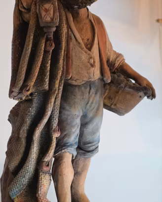 Statuetta di Caltagirone "Pescatore" 