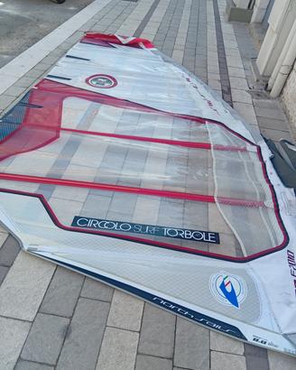 vela windsurf 8m northsails con 4 camber