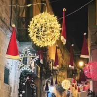 4 SFERE LUMINOSE NATALIZIE